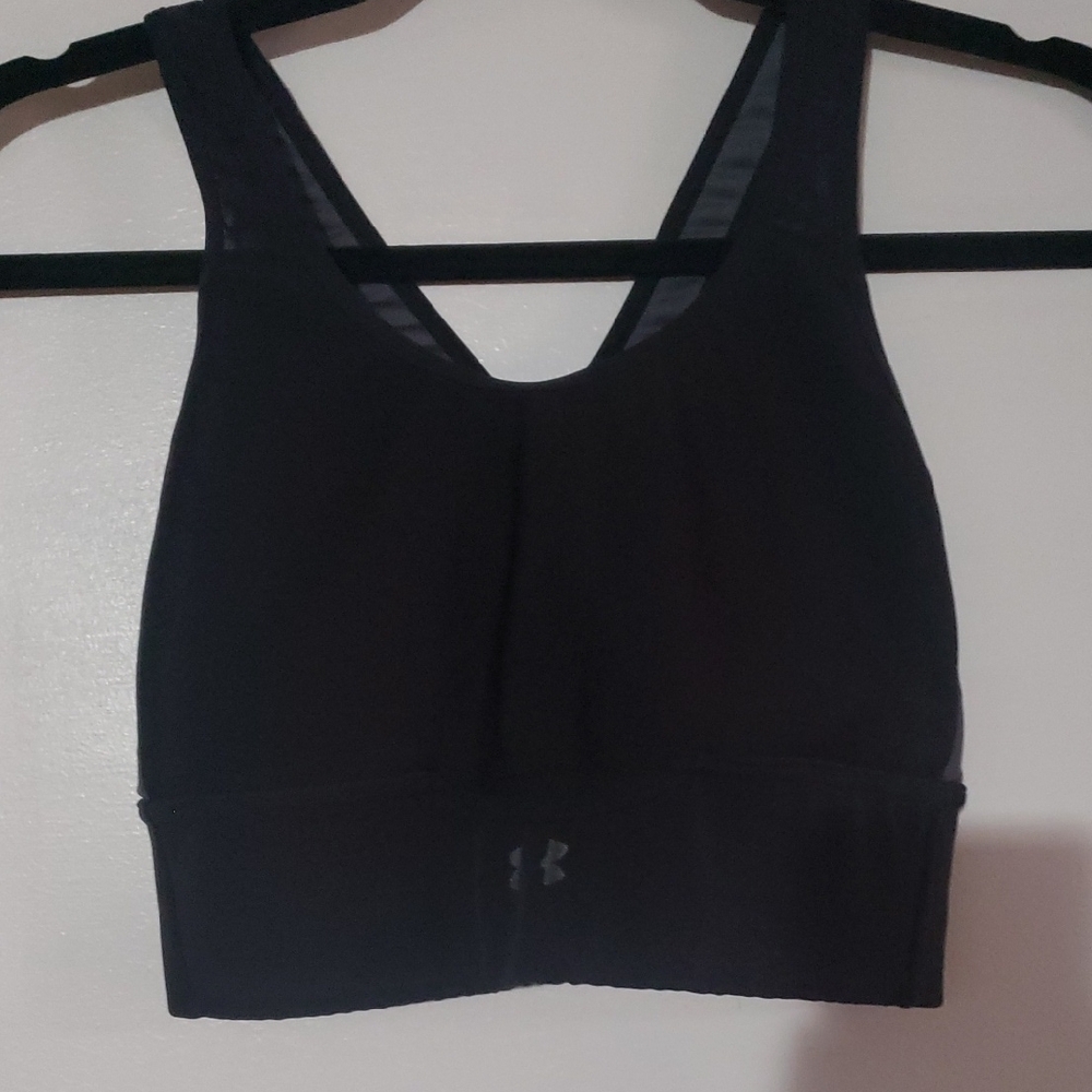 Under Armour Black Sports Bra with Racerback Design